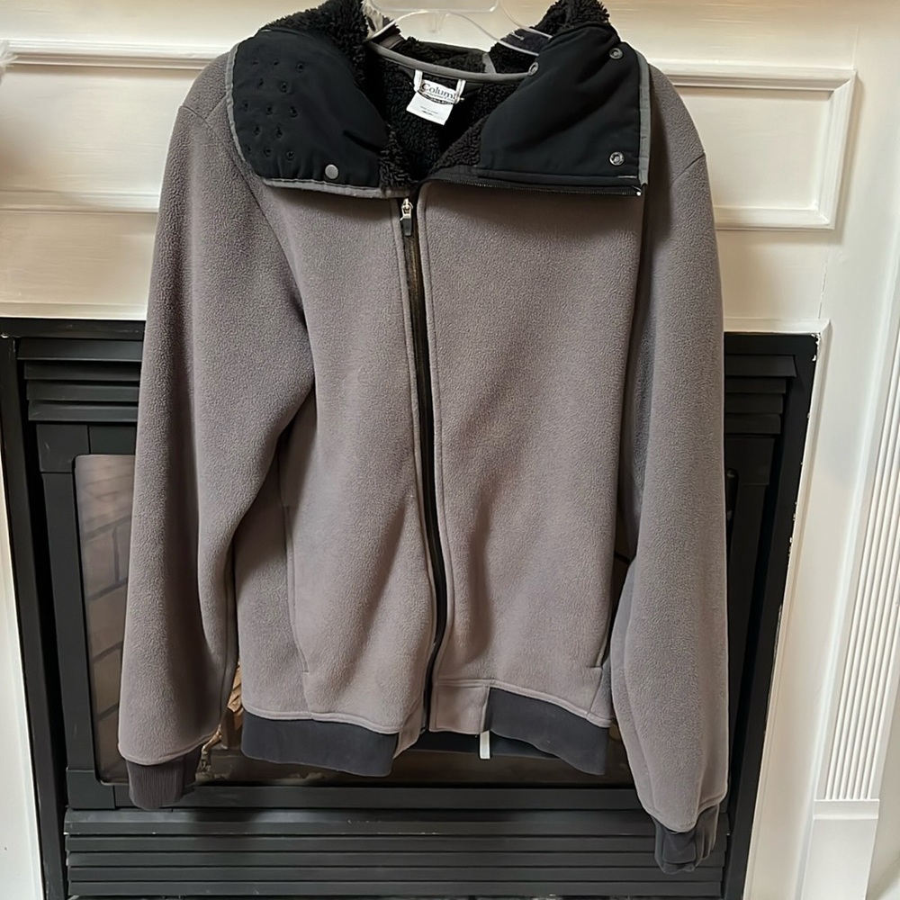 Columbia Gray Sherpa Lined Jacket